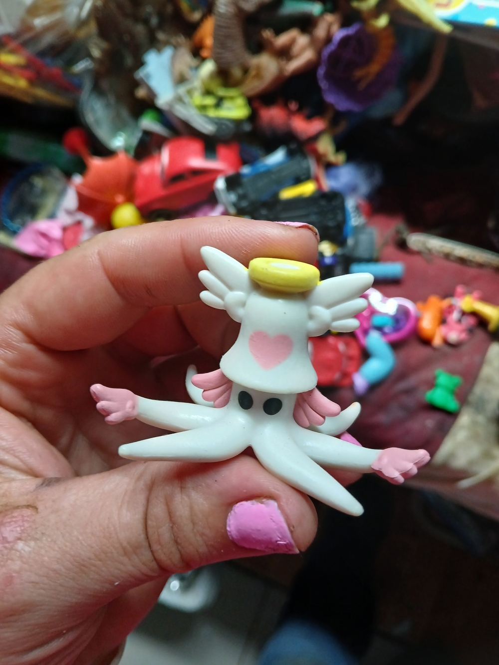 Roblox Boneco Mermaid Silicone Toy Figure White/pink